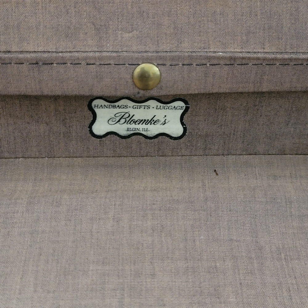 Vintage Hartmann Escort Vinyl‎ Attache Case Brown Briefcase 18 Inch - Picture 6 of 16